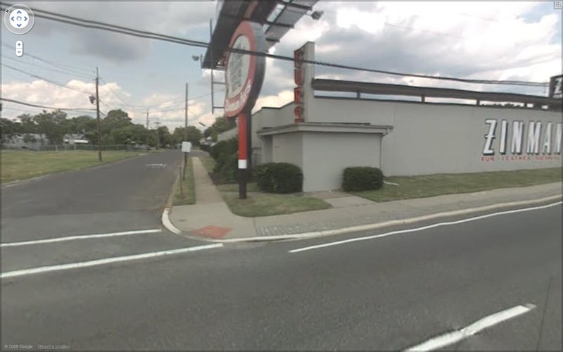 On US RT. 30. The side street Rosemont goes right through the center of the old drive-in