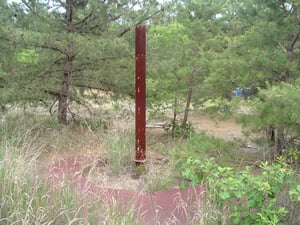 This is what is left of the Merry - go - round.