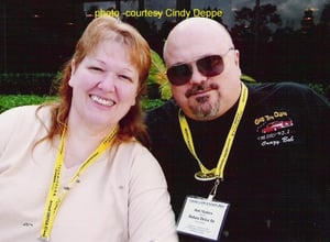Former Delsea Drive-In employee Crazy Bob and his wife at the 2005 UDITOA convention. Photo by Cindy Deppe, who sent it to me today.
