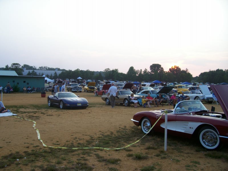 Benefit car show. Triple feature, including "Ameican Grafitti" The Delsea was totally packed!