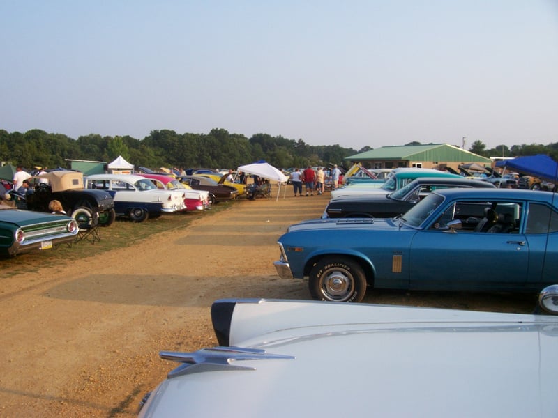 Benefit car show. Triple feature, including "Ameican Grafitti" The Delsea was totally packed!