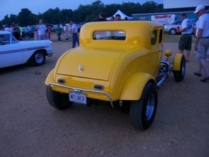 Benefit car show. Triple feature, including "Ameican Grafitti" The Delsea was totally packed!