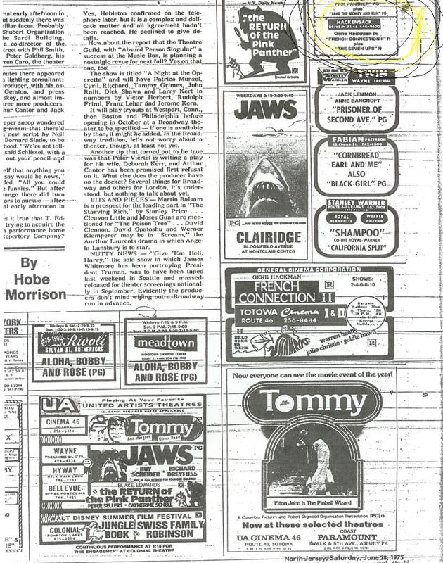 June 28, 1975 ad for this theater.