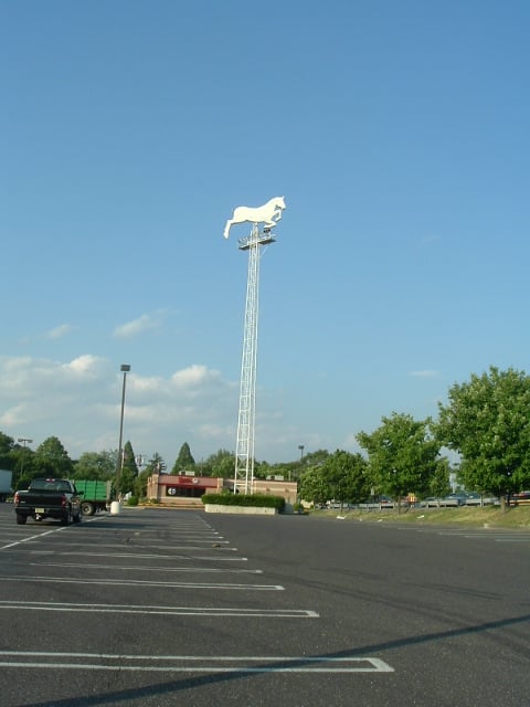This is all that is left of the White horse pike drive-in in Lawnside N.J. It is now a shopping center, Home Depot
