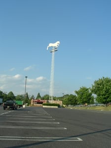 This is all that is left of the White horse pike drive-in in Lawnside N.J. It is now a shopping center, Home Depot