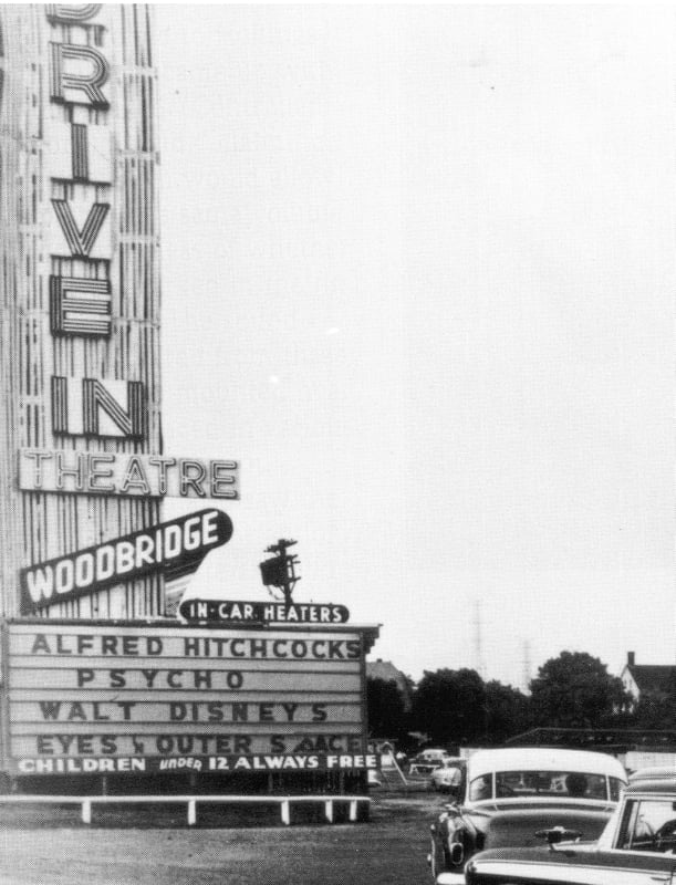 Woodbridge drive in theater, late 50searly 60s