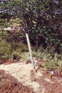 The only intact speaker pole I was able to find