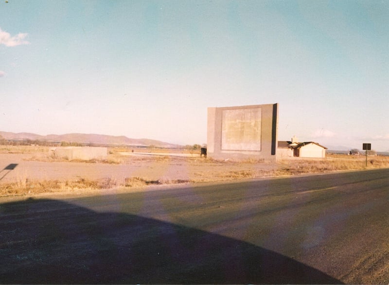 Photo taken of the long closed drive-in outside Hatch, NM