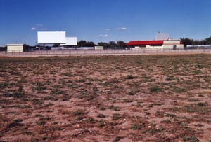 View from the back, showing 3 screens