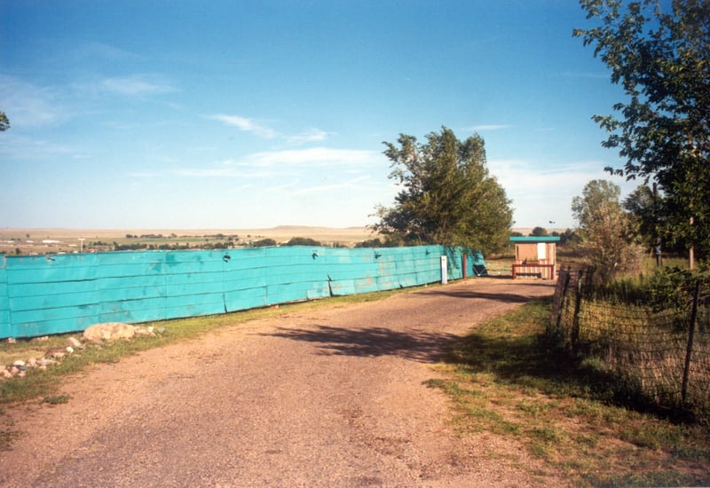 entrance with ticket booth