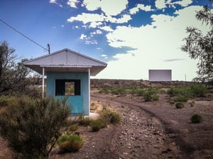 abandoned Sierra Vista Drive-In, Socorro, NM