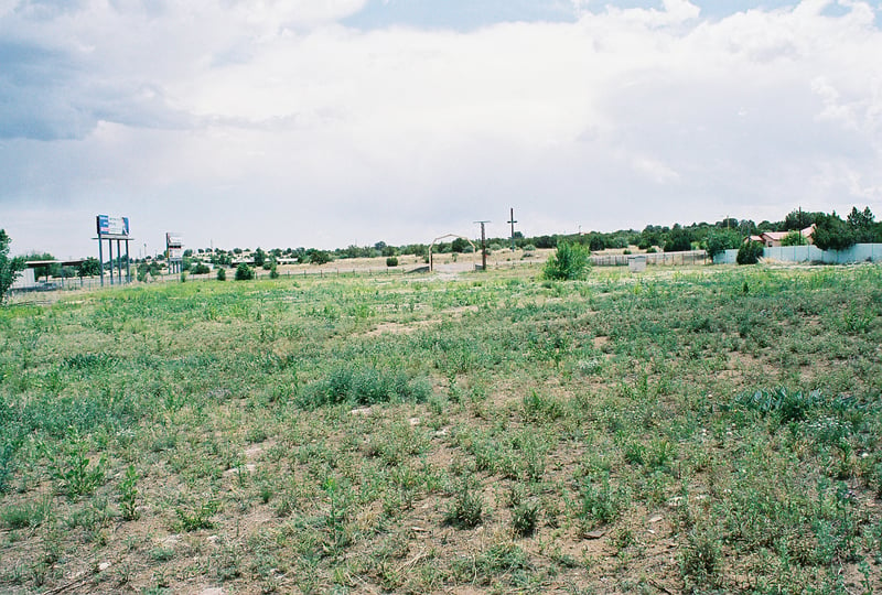 Field of former drive-in.