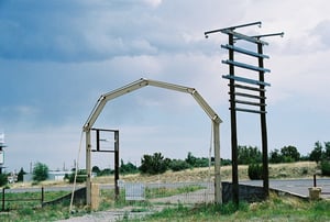 Might have been the original front entrance- site has been used for manufactured homes since.