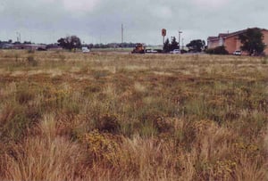 The Super 8 Motel was built close to the former screen tower location