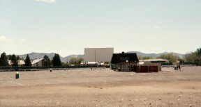 view of the field including the structures