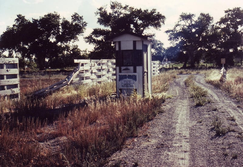 Tiny ticket booth, the smallest I`ve seen