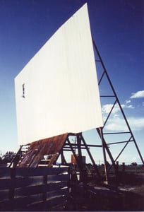 Screen showing a hole