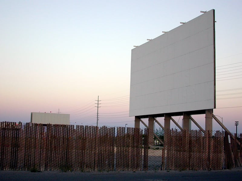 Front of one of the screens