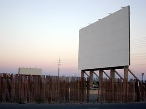 Front of one of the screens