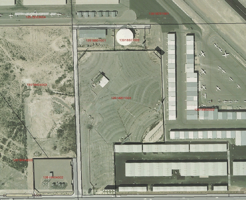 2005 updated aerial photo of vegas drive-in theater