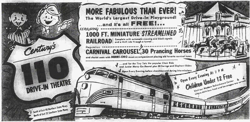Ad from Newsday April 19, 1957