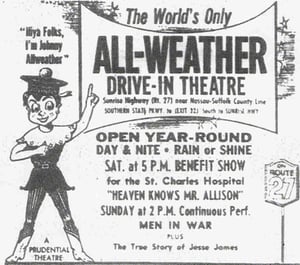 "Grand Opening" ad from Newsday Saturday April 20, 1957
