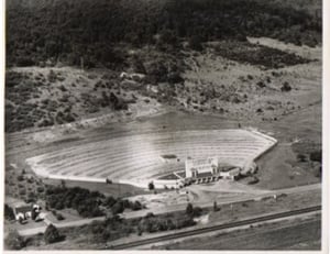 aerial view of Allegany drive in