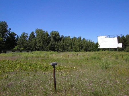 Sweetly abandoned, this upstate NY drive-in is slowly returning to nature...