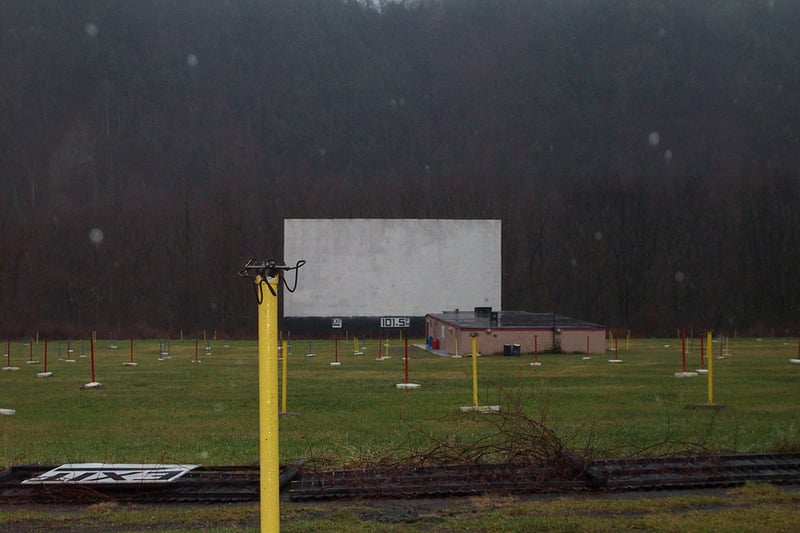 Here is the inside of the drive-in