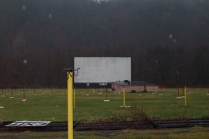 Here is the inside of the drive-in