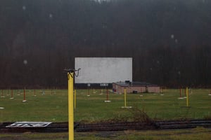 Here is the inside of the drive-in