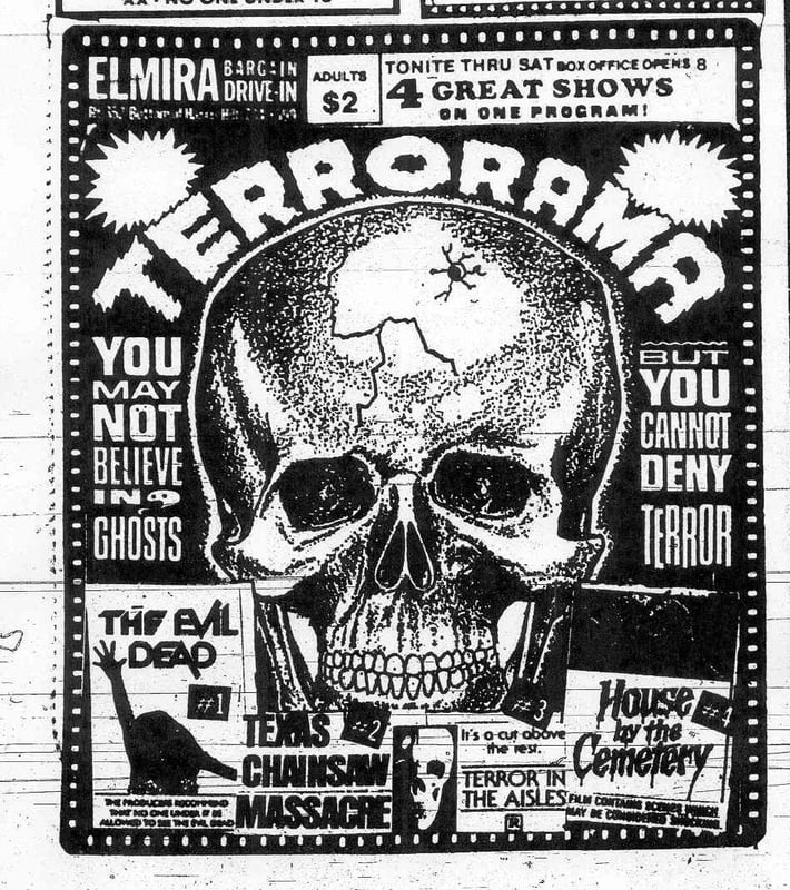 Ad from the Elmira Drive In.