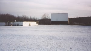 main building and screen