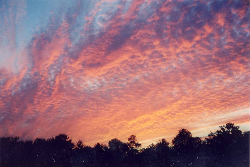 Another picture of the beautiful sunset over the Fair Oaks DI.