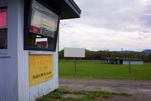 box office, snack bar and screen