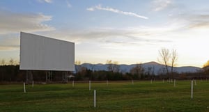 View of the Northern Catskills from the Greenville Drive-In