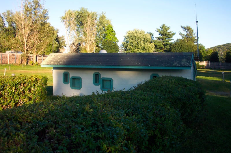 front view of projection booth