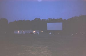 Hyde Park DI taken at dusk from rear of parking area.