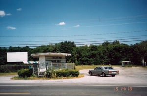 This is the old sign that was torn down & a new one was put up.