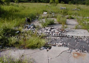 snack bar / projection booth remains