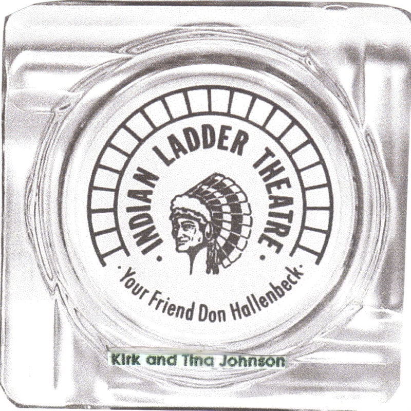 ASHTRAY FROM THE GREAT LADDER DRIVE-IN