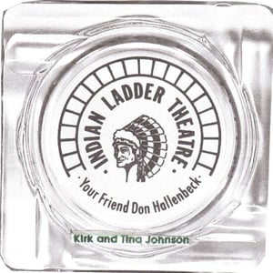 ASHTRAY FROM THE GREAT LADDER DRIVE-IN