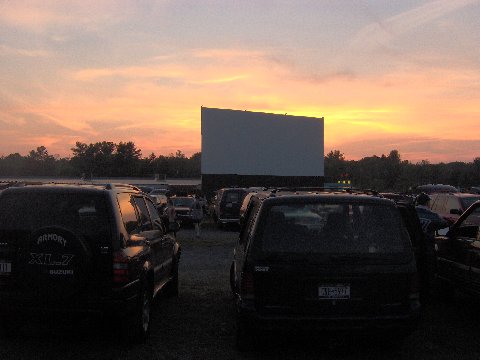 Sunset at the Malta Drive In