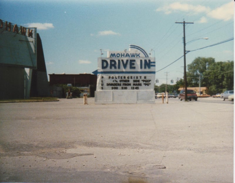 Mohawk Drive-in marquee  ....late of Colonie N.Y.