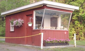 Mountain Drive-in Theatre ticket booth
