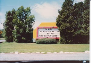Mountain Drive-In marquee
