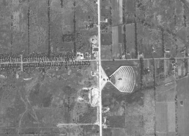 Aerial photo from 1951 Erie County aerial survey.