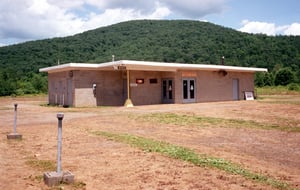 concessions building; taken in July, 2000