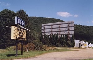 marquee, screen, ticket booth