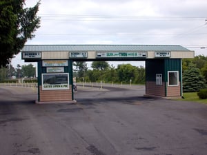 Ticket booth entrance